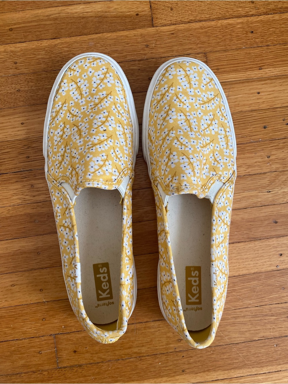 Keds Slip-On Sneakers in Yellow Floral